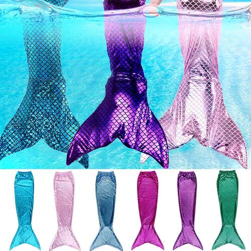 Cosplay Mermaid Costume Kids Mermaid Tail for Swimming Girls