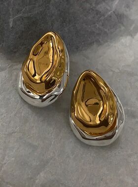 Sainless Seel Vinage Drople Meal Splice Sud Earrings for Wom