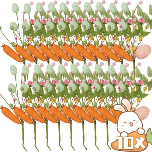 Easer Egg e Branch Arificial Flower Branch Pained Eggs Turni