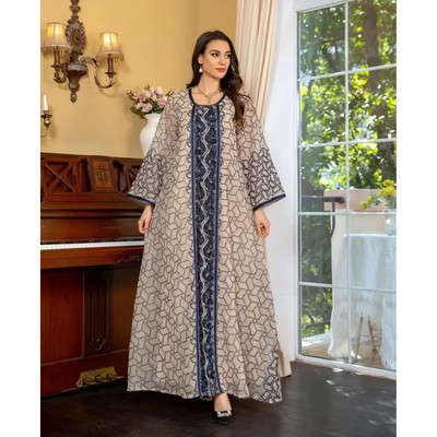 Sequin Embroidery  Women  Long Maxi Dress Turkey  Pary Gown