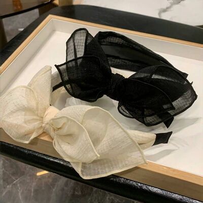 1PC Elegant Bowknot Toothed Anti-Slip Headband & Ladies' Min