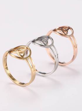 Witch's Irish Knot Ring for Women Stainless Steel Ireland Ce