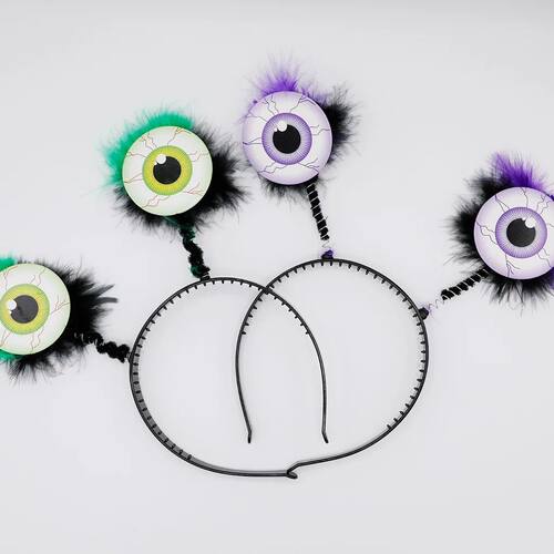 Horror Atmosphere Headband Plastic Spring Eyeball Hair Hoop