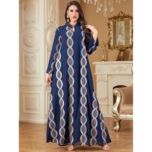 Dubai Embrodiery Women Party Dress   Vestidos Largos  Caftan
