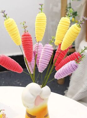 Colorful Easer Foam Radish Branch Handicraf Easer Theme Arif