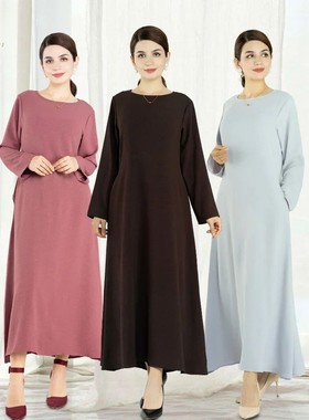 Middle Eas   Dress Dubai  Clohes Women Turkey Long Dresses 2