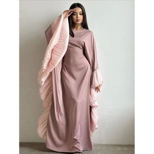Dubai Pary Dress for Women   Long Dresses Ba Sleeve  Cafan R