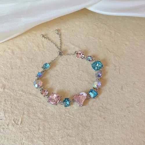 New Colorful Crystal Bracelet Candy Zircon Design Shiny Swee