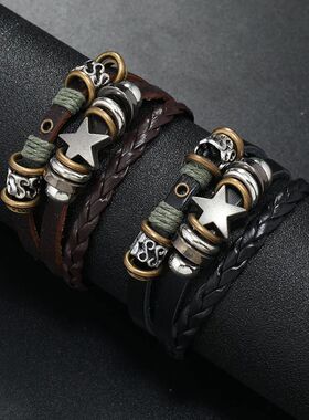 Personaliy Fashion nd  Simpliciy Beaded necklace Five-poined