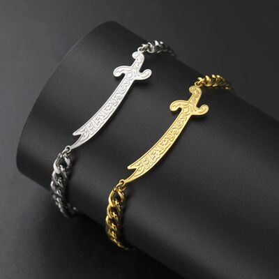 Jeshayuan Imam Ali Zulfiqar Sword Bracele for Women Arabic C