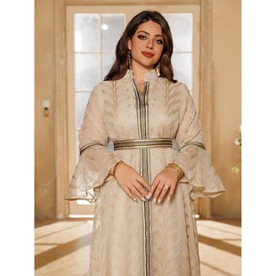 Women  Dress Kebaya Embroidery Beled Jalabiya  Djellaba  Dub