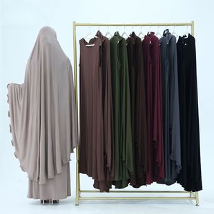 s Dresses Women s 2 Piece Sets Jalabiya Headscarf Modest Ve
