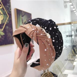 New 2019 Fashion Girls Headband Handmade Shining Pearls Rhin
