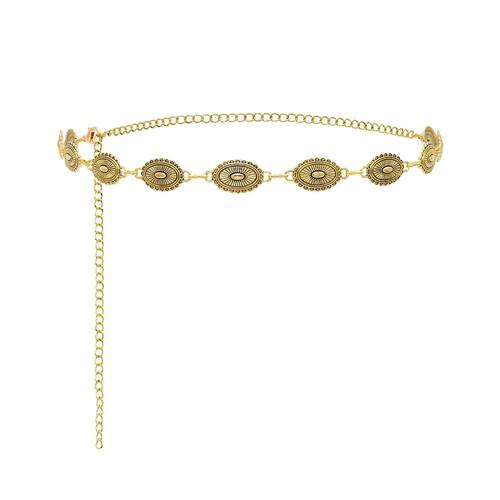Retro  Gold Alloy Women Gypsy India  Belly Ethnic Waist Chai