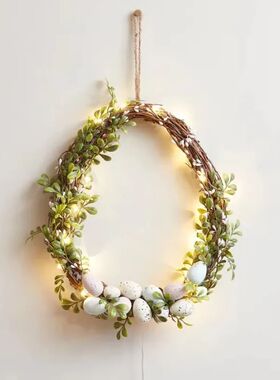 Easer Wreah Simulaion Egg Wreah Spring Simulaion Flower Wrea