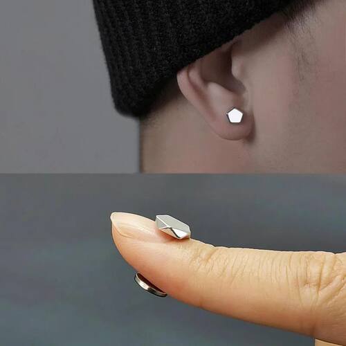 2Pcs Magnetic Ear Clips for Men & Women - No-Piercing Korean