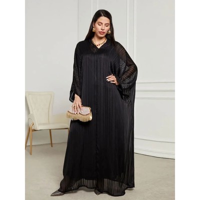 Women Dresses Set 2 Piece Party  Long Dress Morocco Kaftan V