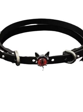 Punk Individualiy  Dark Swee Cool Gohic Y2k syle Devil's eye