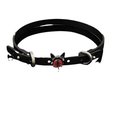 Punk Individualiy  Dark Swee Cool Gohic Y2k syle Devil's eye