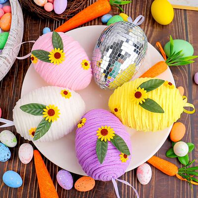 Easer Egg Hanging Ornamen Se Handmade Easer Ornamen Croche E