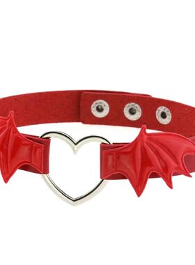 Punk Harajuku Simple Fashion Individualiy Ba Wings Peach hea