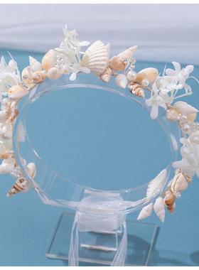 Handmade Garland Headband Seashell Hairbands Flower Designs