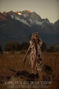 Disney/迪士尼仿真郊狼狼头帽，拍照摄影狼头道具，cosplay兽人头