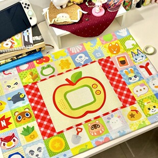 【漏网之澈授权】动森动物森友会周边同人桌布40*60厘米棉麻材质