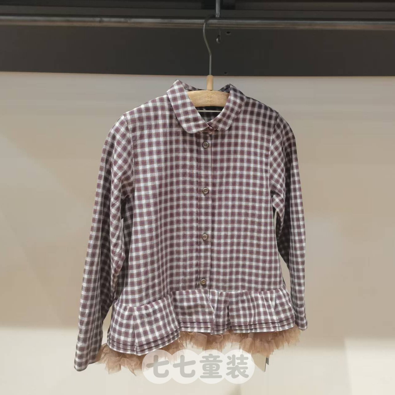 jnbybyjnby江南布衣童装可持续有机棉2026秋款1Q8214160长袖衬衣