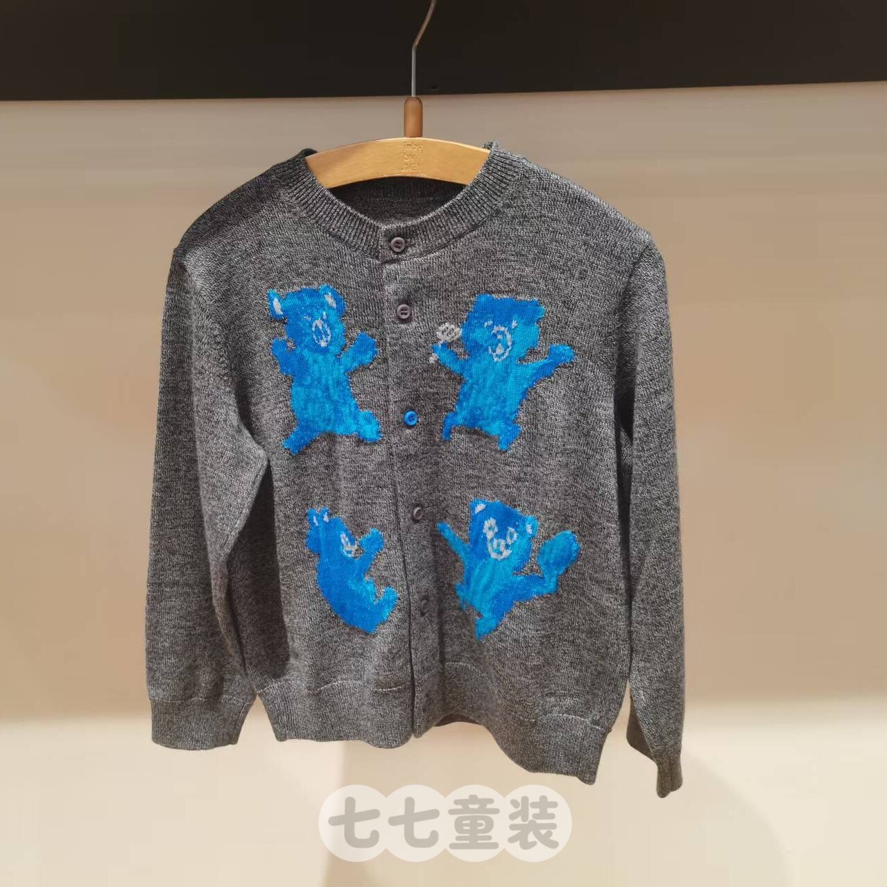 jnbybyjnby江南布衣童装2026秋男女童1Q8313630绵羊毛开衫毛衣