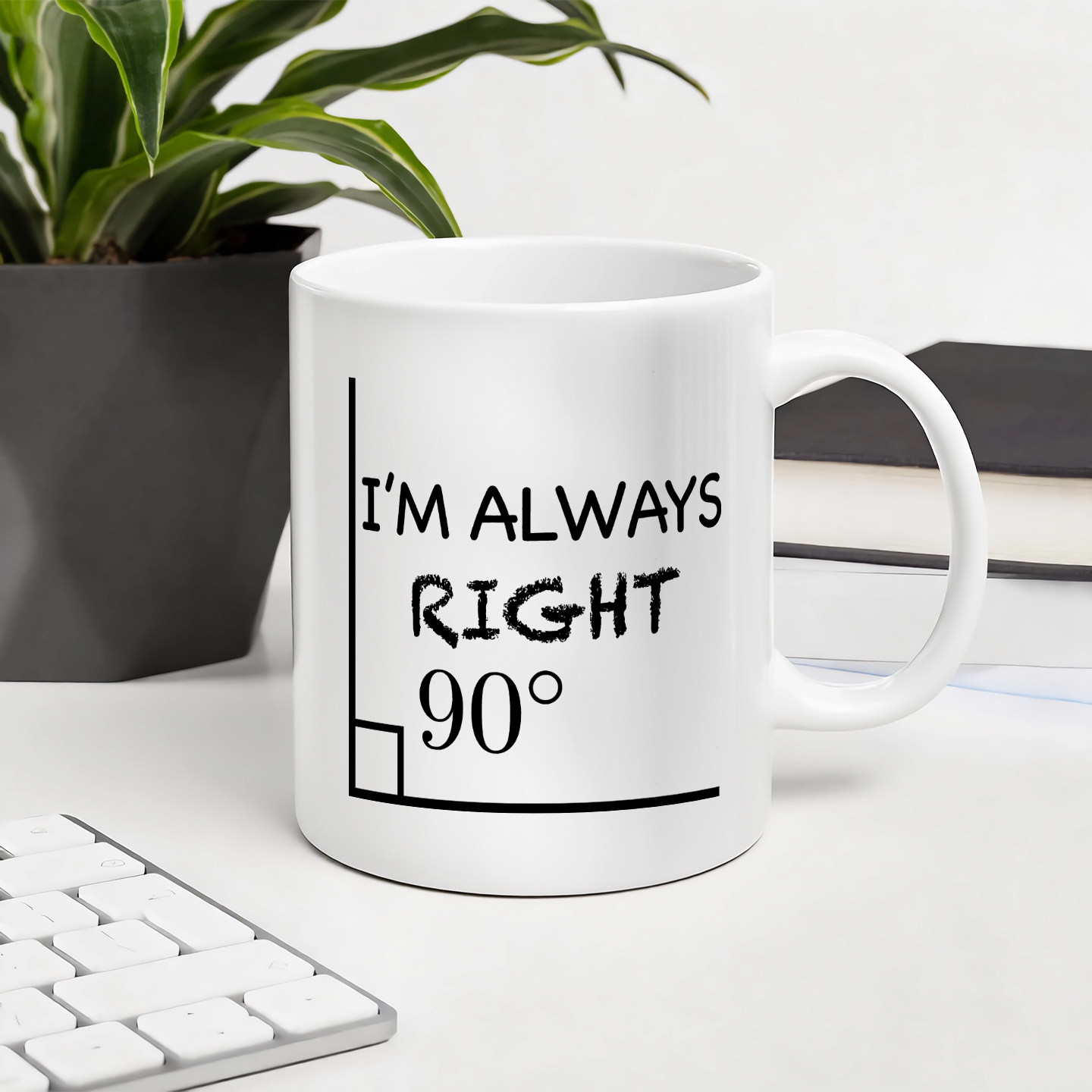 Math Teacher Gift 数学老师礼物杯子定制马克杯陶瓷杯创意礼物杯