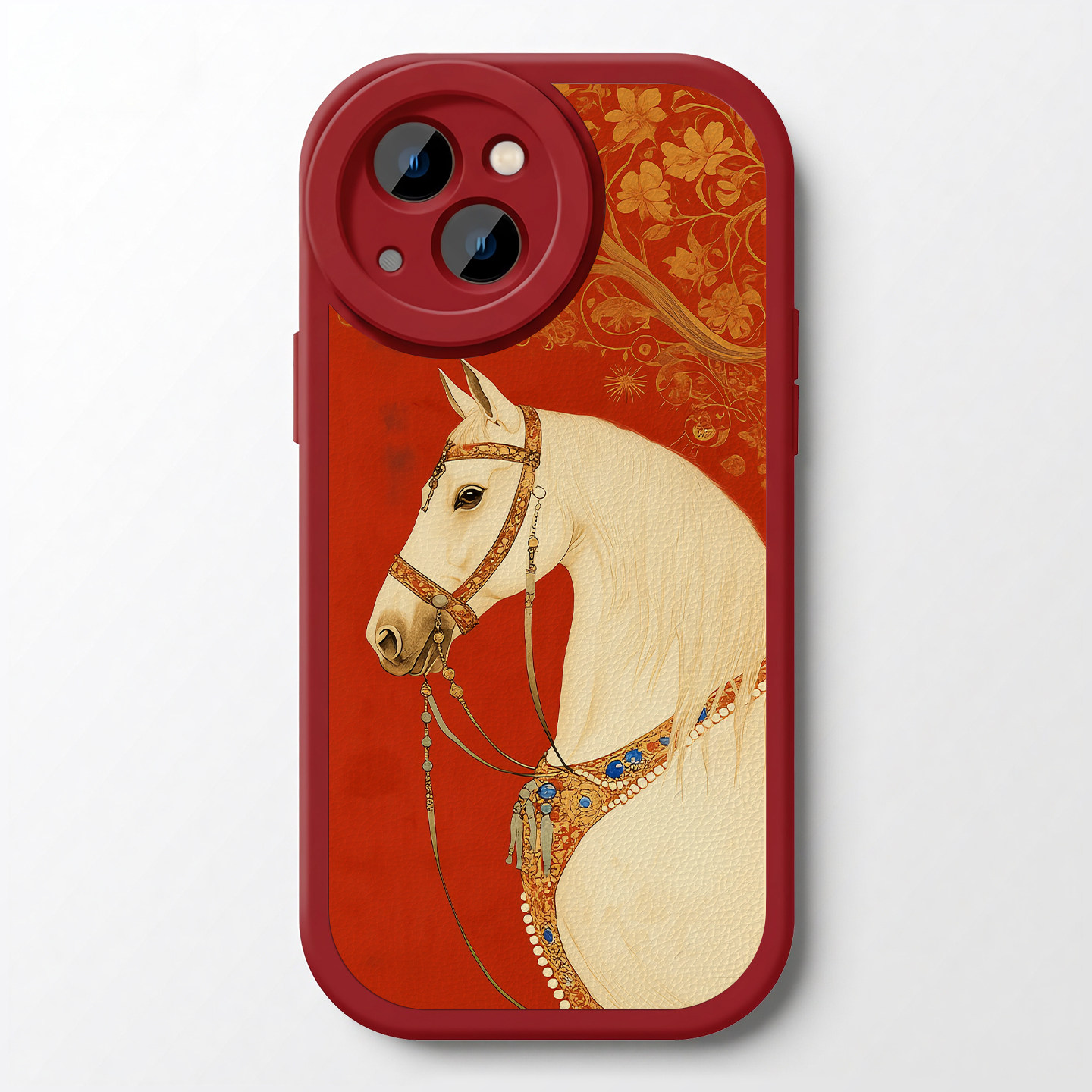 马年本命复古宫廷风适用苹果17promax手机壳16小米15小羊皮华为nova14高级感mate70软P80荣耀200小众oppovivo