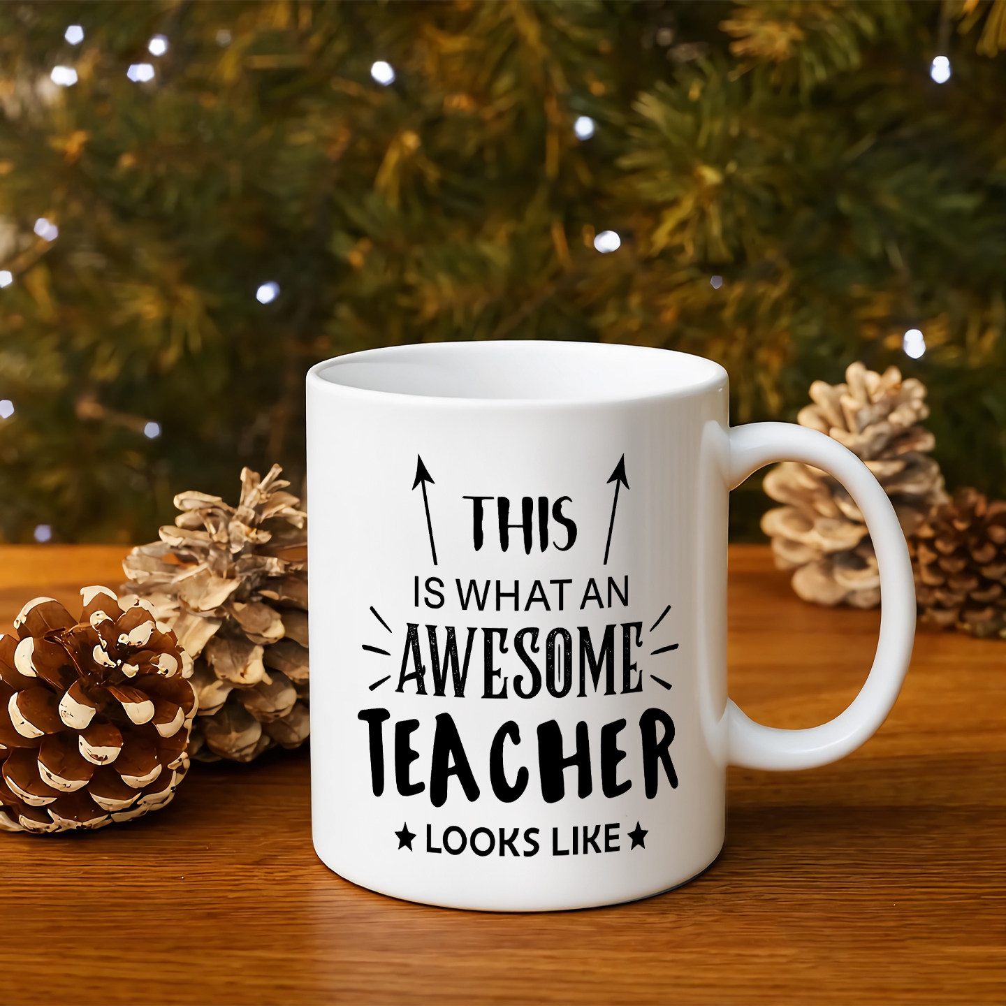 awesome teacher mug教师节学生学校毕业季送老师班主任杯子水杯