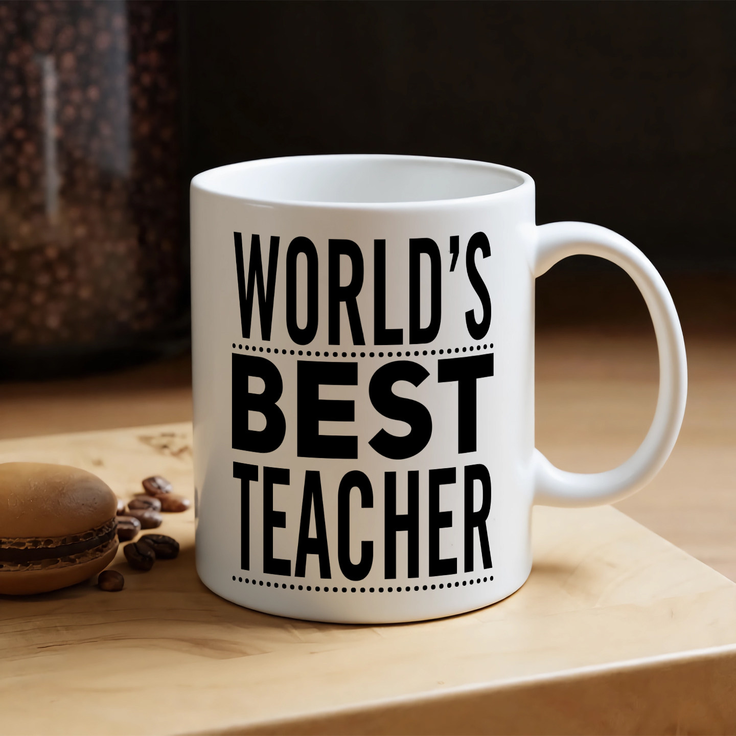 World_s Best Teacher好的老师教师节礼物马克杯学生陶瓷马克杯