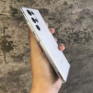 适用三星S26US25U/S24U透明手机壳S22U/S23U高品质简约保护套Galaxy S25Ultra超薄防滑软壳
