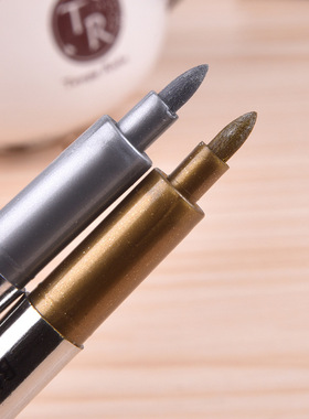 otaku-宝克油漆笔金属色工艺笔请柬贺卡祝福卡题名笔签到记号笔