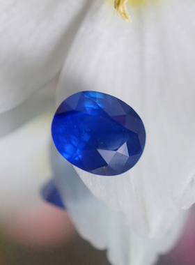 裸石/天然蓝宝石2.26ct 皇家蓝椭圆戒指吊坠/InColor彩定制