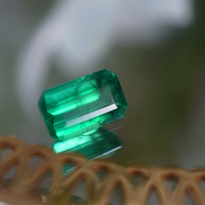 未镶嵌天然祖母绿赞比亚净度好