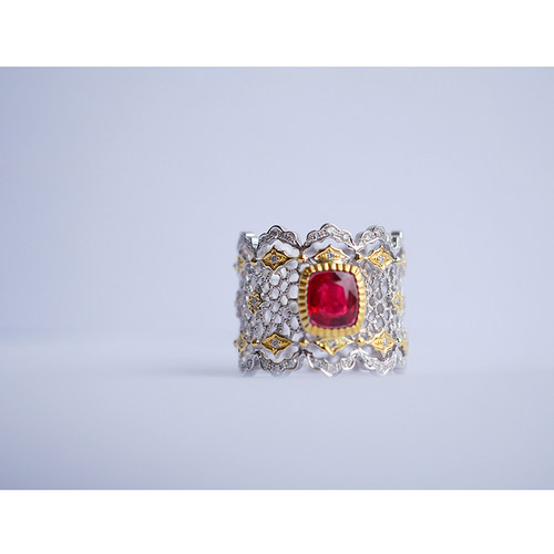 布契拉提缅甸尖晶石k金高端珠宝