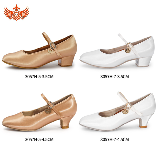 女童少儿软底室内专业摩登舞鞋