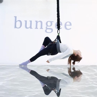 室内蹦极设备空中瑜伽bungee护腰带蹦极弹力绳活力带防勒裤悬挂
