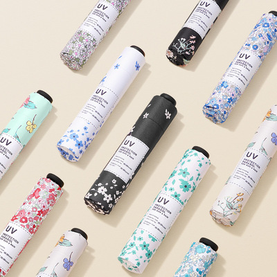 高颜值黑胶超轻晴雨防紫外线