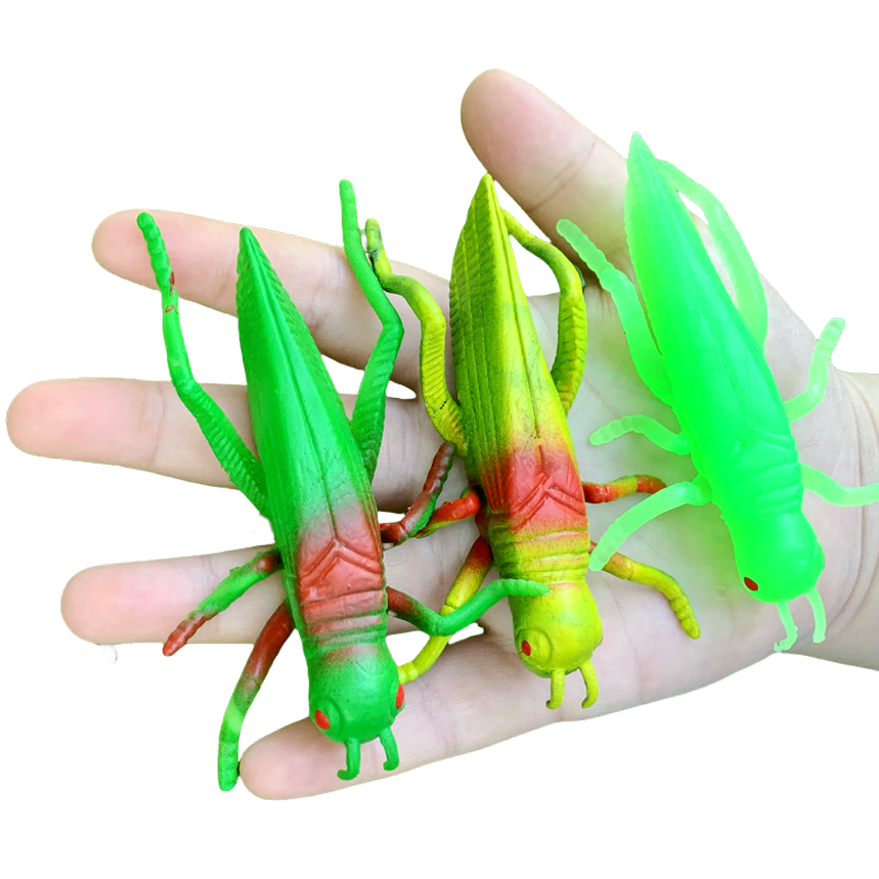 软胶仿真蚂蚱蜢蝗虫彩色套装幼儿园儿童过家家玩具假昆虫动物模型,玩具/童车/益智/积木/模型,仿真/动物玩偶,淘宝优惠券,粉丝福利购,淘宝优惠卷