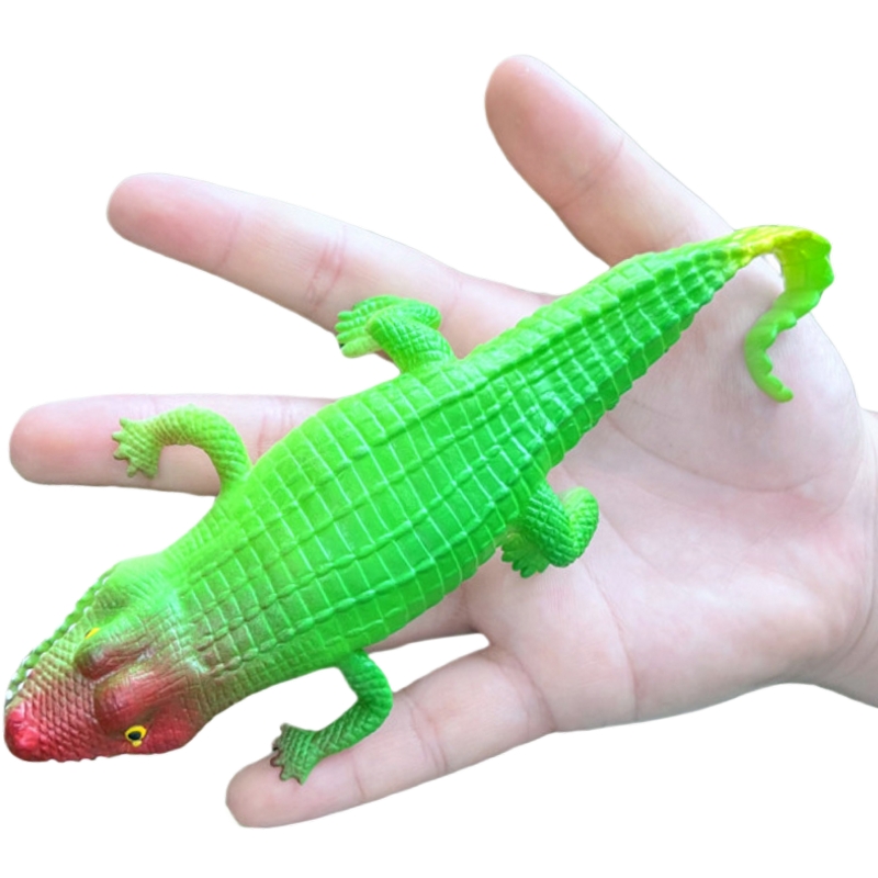 软胶彩色仿真鳄鱼动物模型包邮