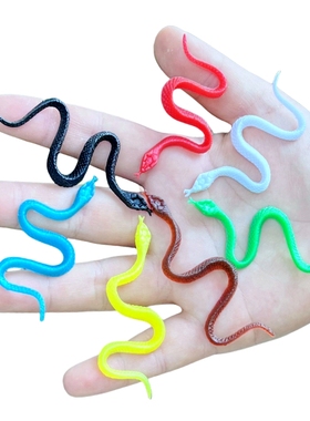 仿真蛇幼儿园儿童玩具蛇小号迷你小蛇缩微青蛇白蛇传假蛇动物模型