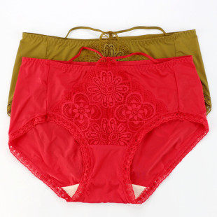 美思诗婷内衣文胸配套舒适性感抗菌收腹提臀女中腰平角内裤 D5798