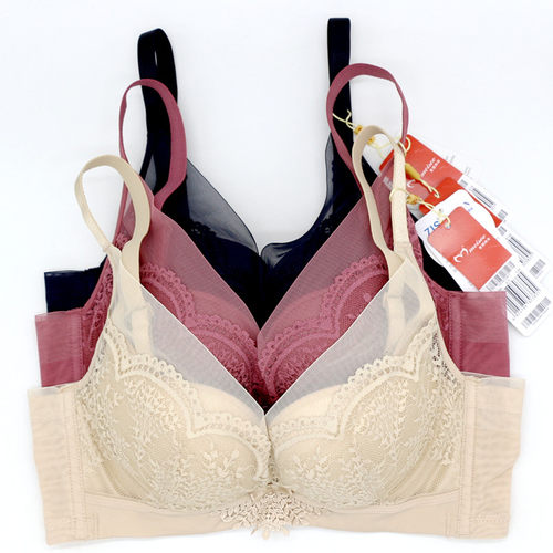 美思中厚软圈收副乳聚拢性感文胸