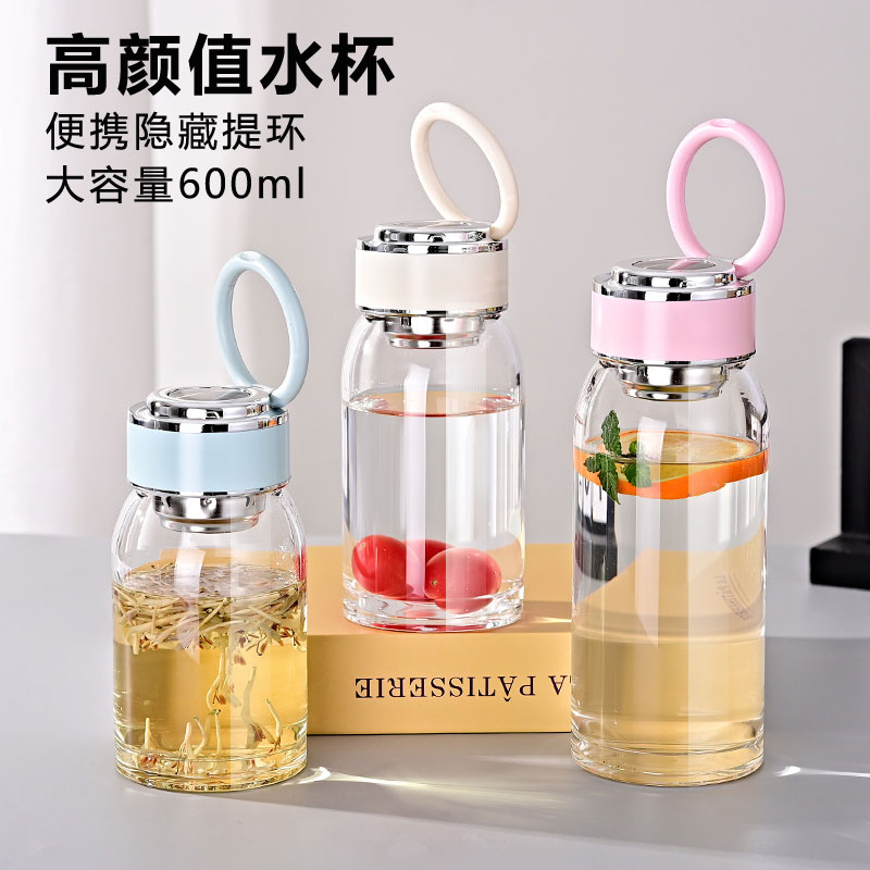 免费刻字，304茶隔+高硼硅玻璃