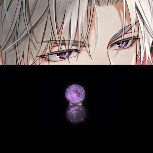 Lumiere 星屿-摩卡紫华子耳骨钉钛合金内螺旋耳蜗钉