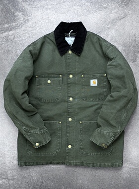 现货Carhartt WIP OG CHORE COAT密歇根水洗厚款加绒棉服夹克外套